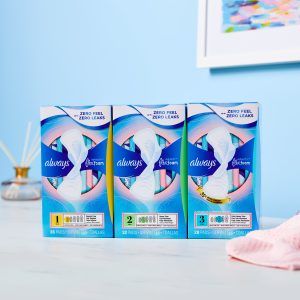 Always Infinity Size 2 Heavy Flow Pads with Wings, Unscented