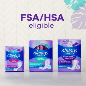 Always Daily Protect Liners Regular, Unscented